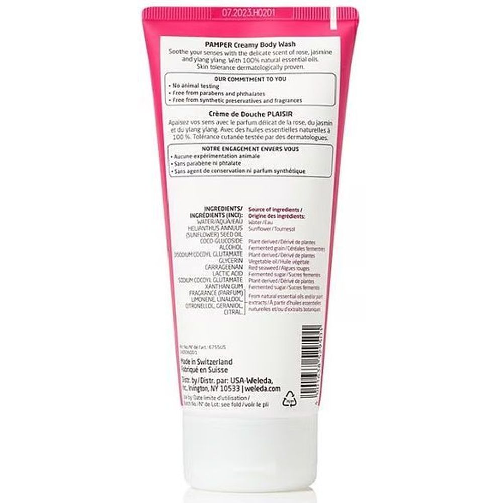Weleda Aroma Essentials Pamper Body Wash, 6.8 Fluid Ounce