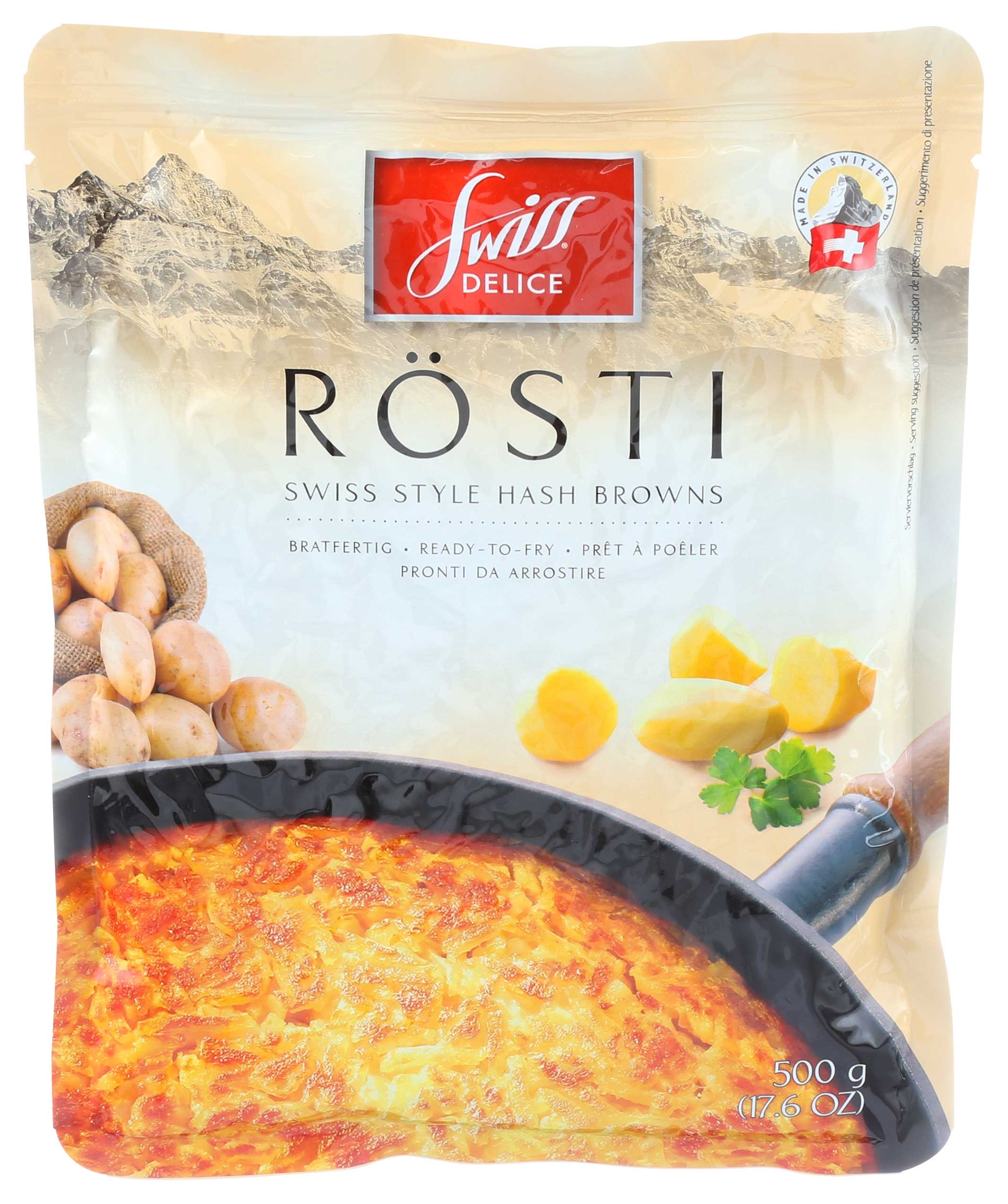 Swiss Delice Rosti Hash Browns, 17.6 Ounce -- 10 per case