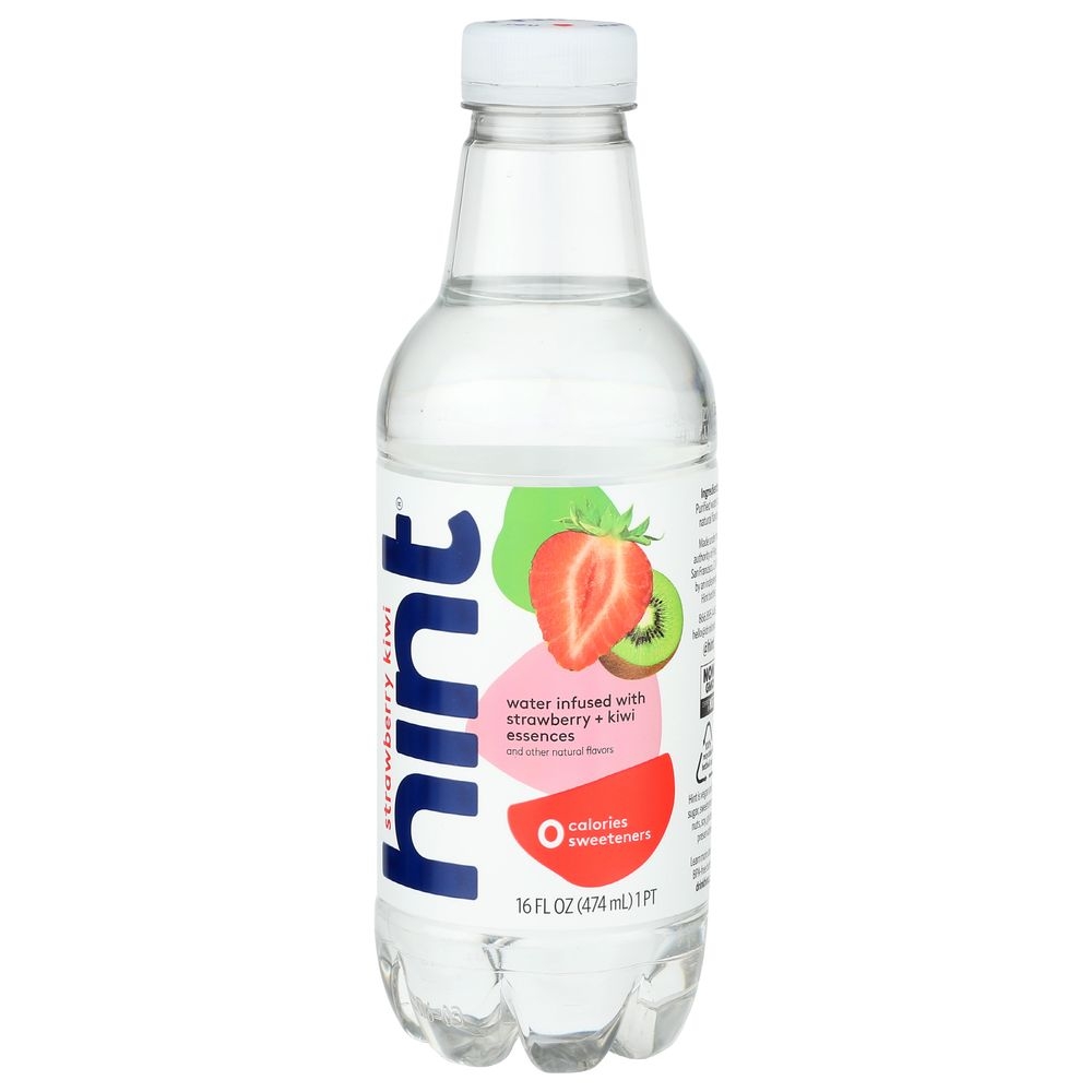 Hint Straberry Kiwi Essence Water, 16 Ounce -- 12 per case.