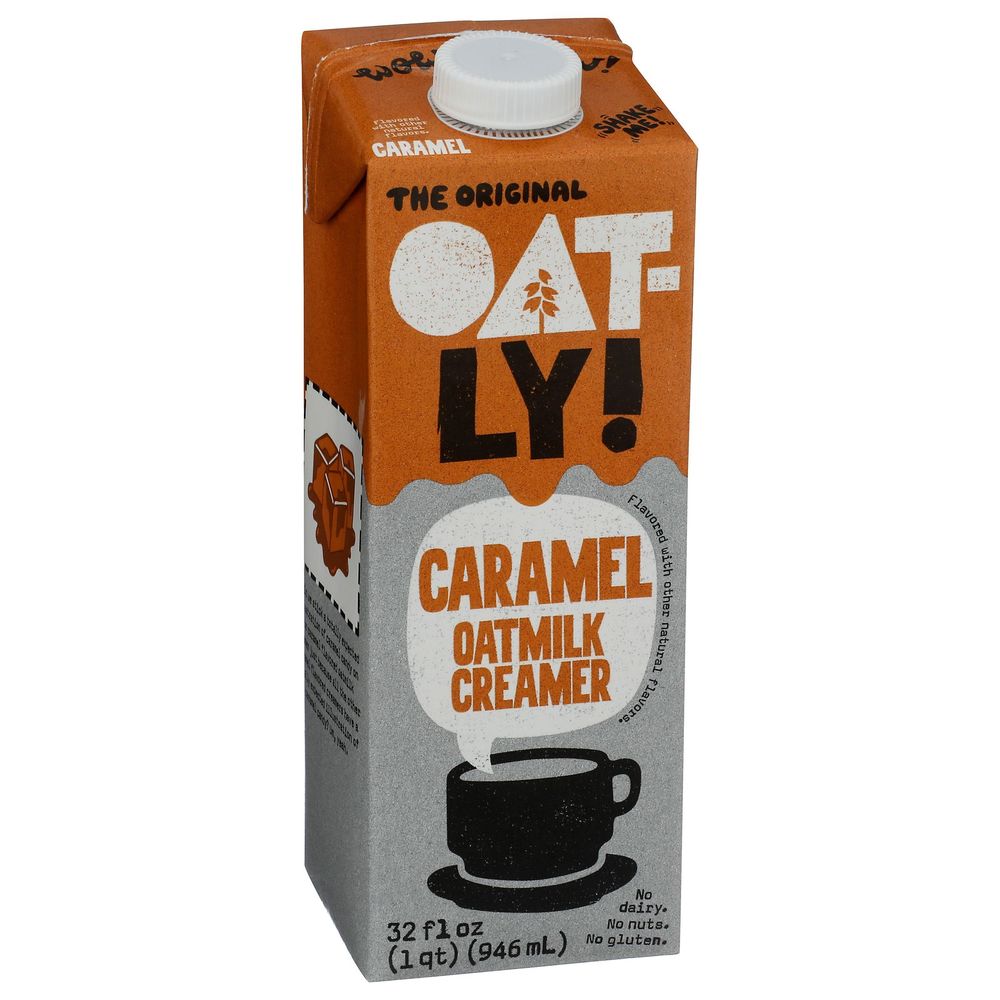 Oatly Original Caramel Oatmilk Creamer, 32 Fluid Ounce -- 6 Per Case