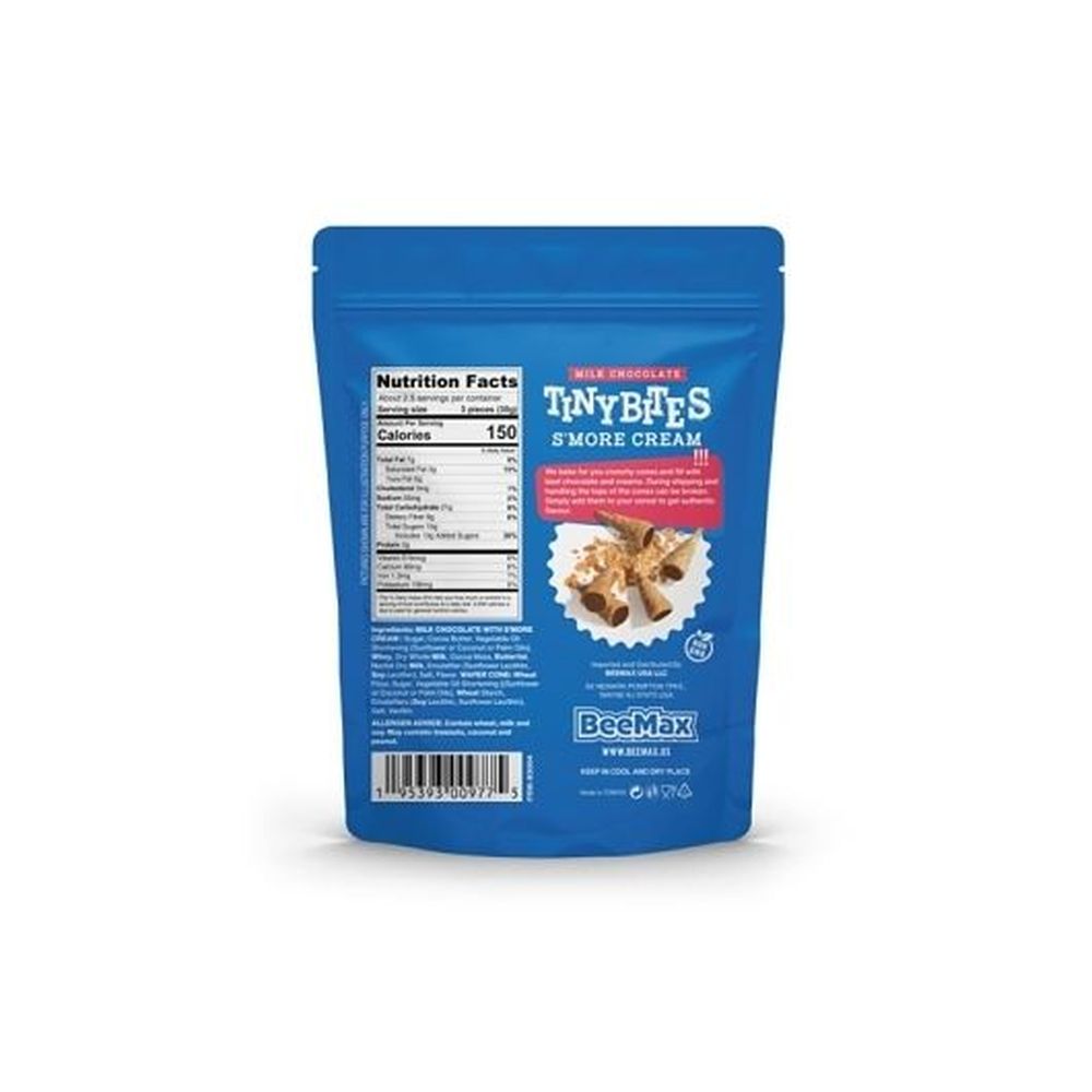 Hilco Smores Cream Milk Chocolate Tiny Waffle Bites, 2.82 Ounce -- 12 per case