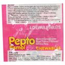 Pepto Bismol Original Flavored Chewable Tablets - 4 per pack -- 384 packs per case