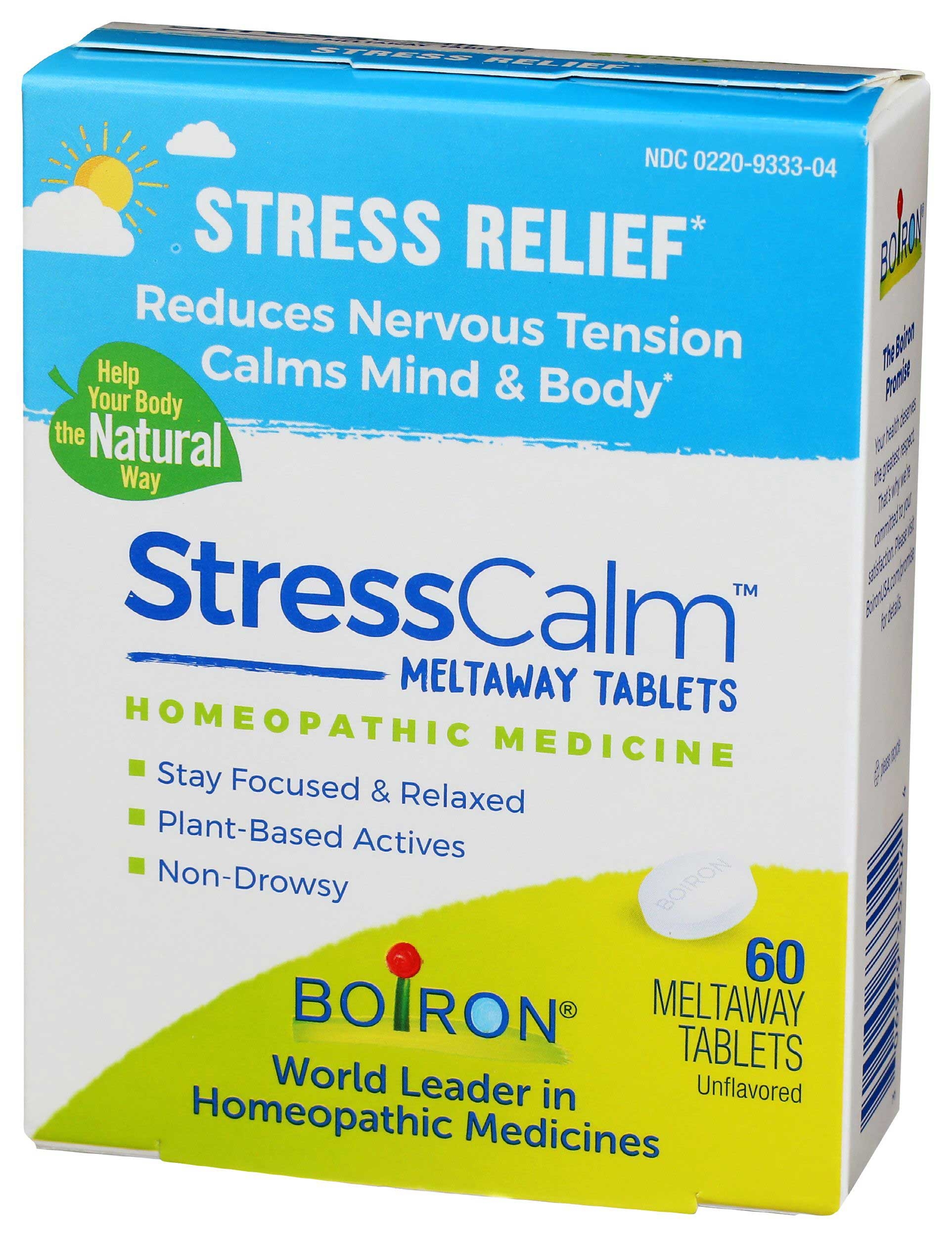 Boiron StressCalm Stress Relief Tablet, 60 count