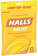 Halls Mixed Flavor Cough Relief Drops - 30 pieces per pack -- 72 per case