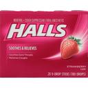 Halls Strawberry - 9 piece stick, 480 per case