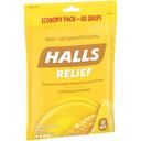 Halls Menthol Lyptus Honey Lemon Cough Drops, 80 count -- 12 per case