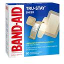 Band Aid Tru Stay Assorted Size Sheer Strips Bandage - 80 count per pack -- 24 packs per case