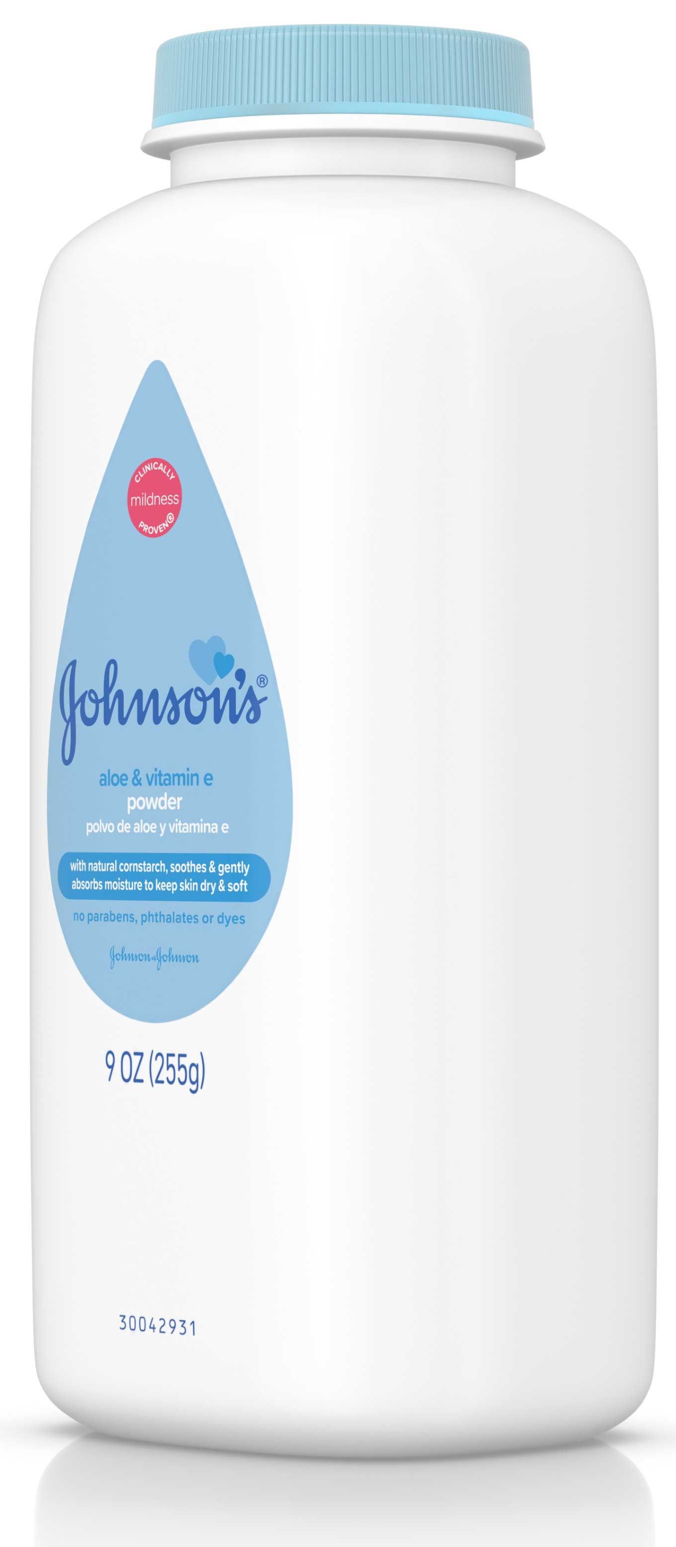 Johnson's Baby Aloe And Vitamin With Cornstarch Baby Powder, 9 Ounce -- 48 Per Case