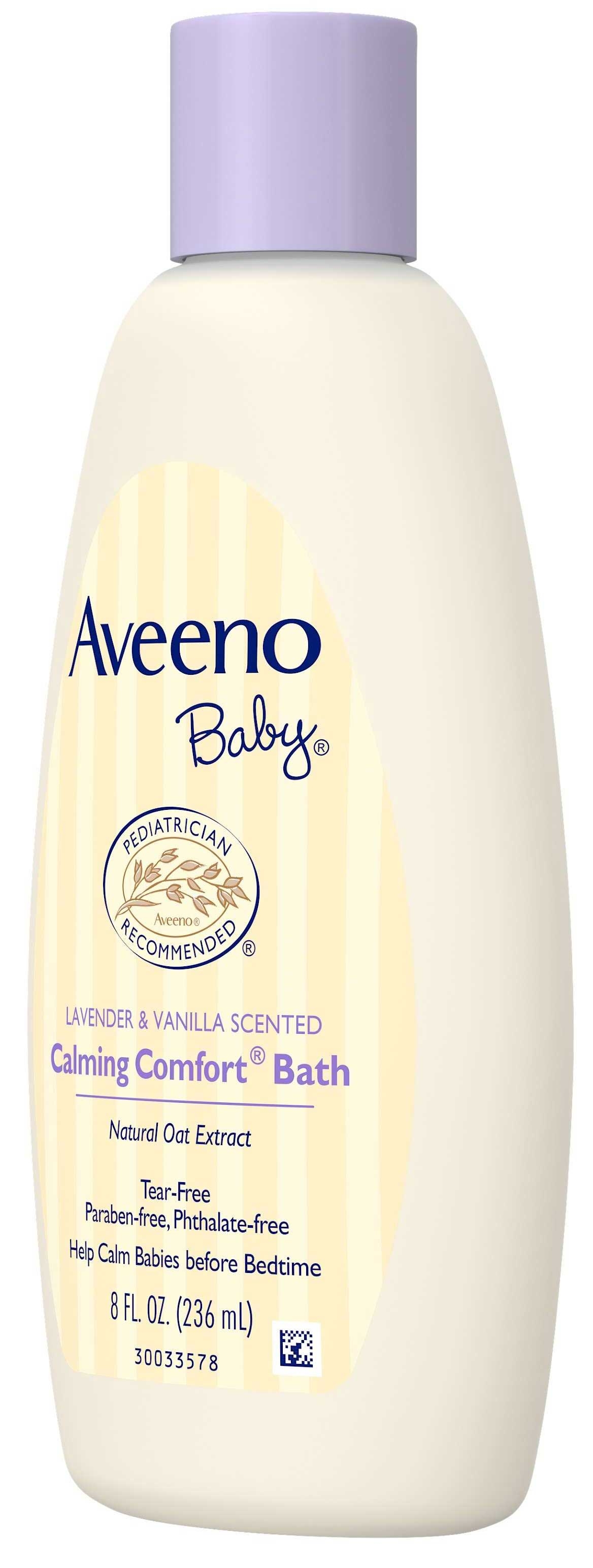 Aveeno Baby Lavender and Vanilla Scented Calming Comfort Bath, 8 Fluid Ounce -- 24 per case