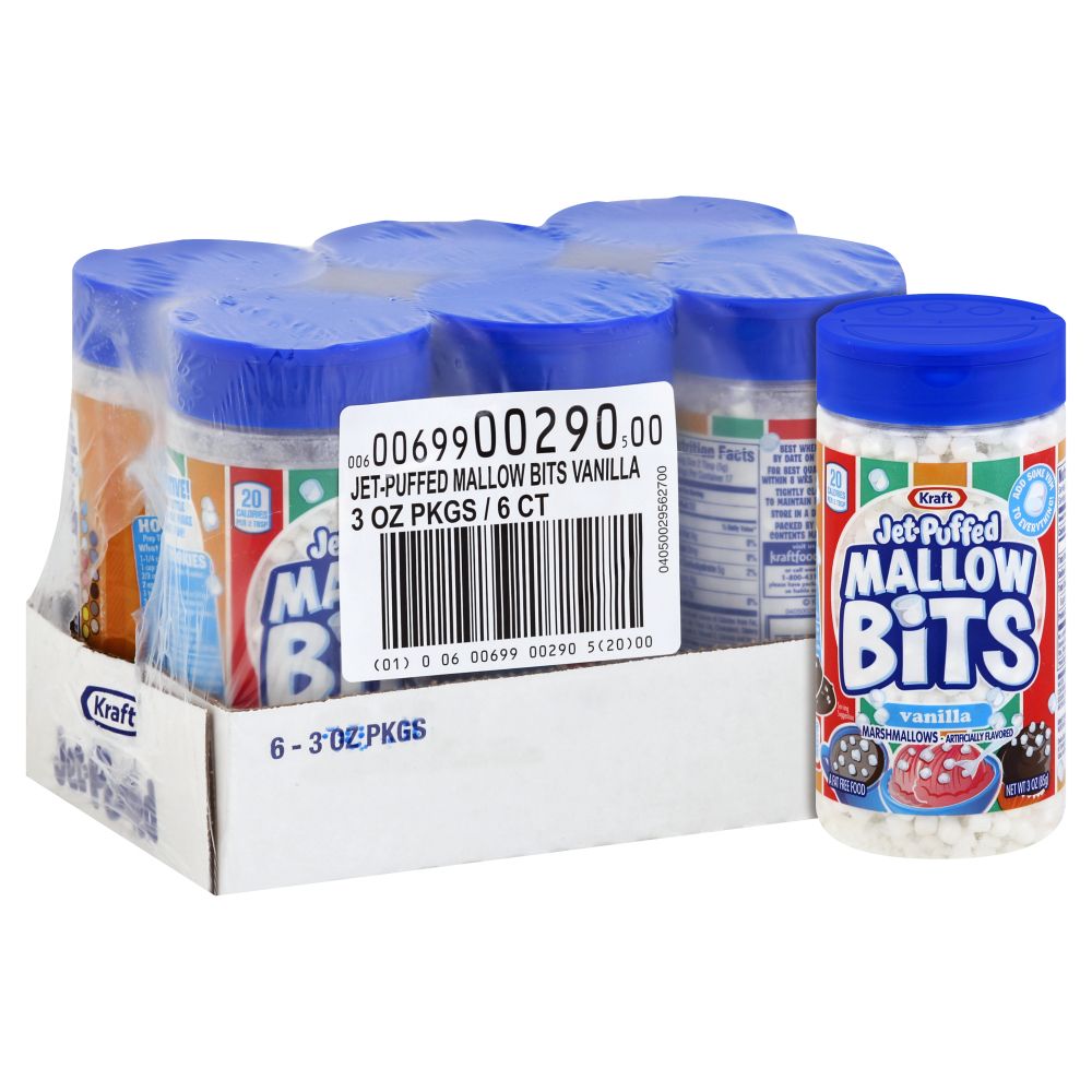 Jet-puffed Vanilla Marshmallow, 3 Ounce -- 6 Per Case