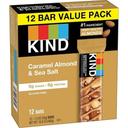 Kind Caramel Almond and Sea Salt Bar, 16.8 Ounce -- 6 per case