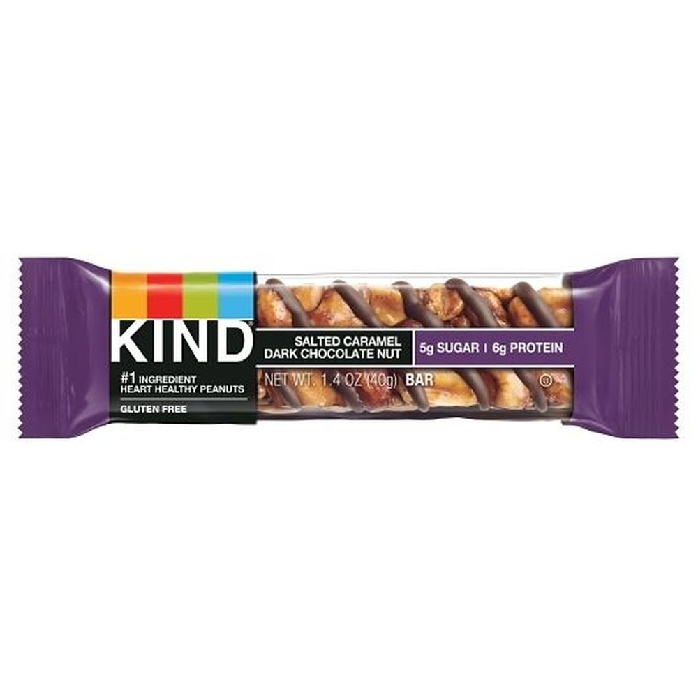 Kind Salted Caramel and Dark Chocolate Nut Snack Bar, 8.4 Ounce -- 6 per case