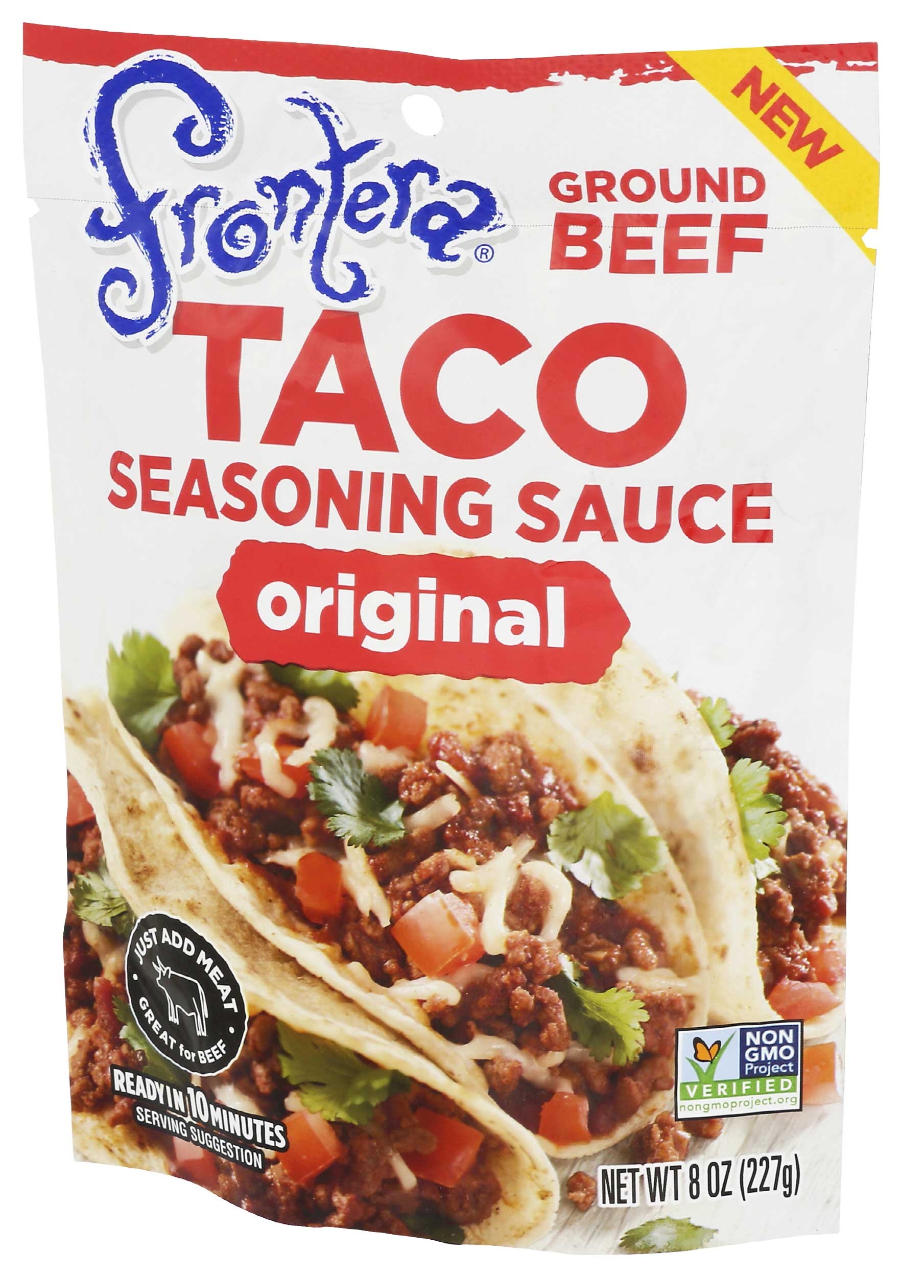 Frontera Ground Beef Taco Seasoning Sauce, 8 Ounce -- 6 per case