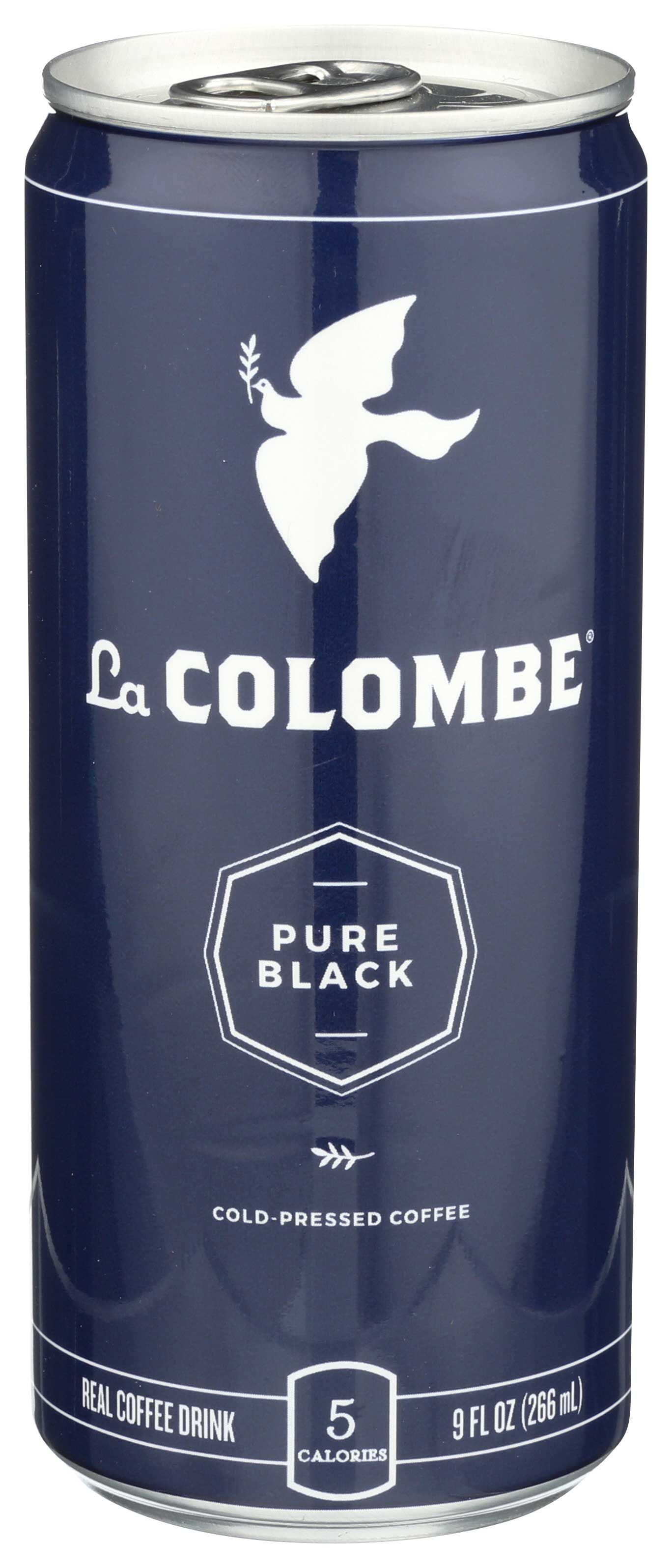 La Colombe Pure Black Cold Pressed Coffee, 9 Fluid Ounce -- 12 Per Case
