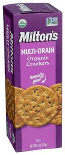 Miltons Organic Multi Grain Crackers, 6 Ounce -- 8 per case