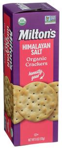 Miltons Organic Himalayan Salt Cracker, 6 Ounce -- 8 per case