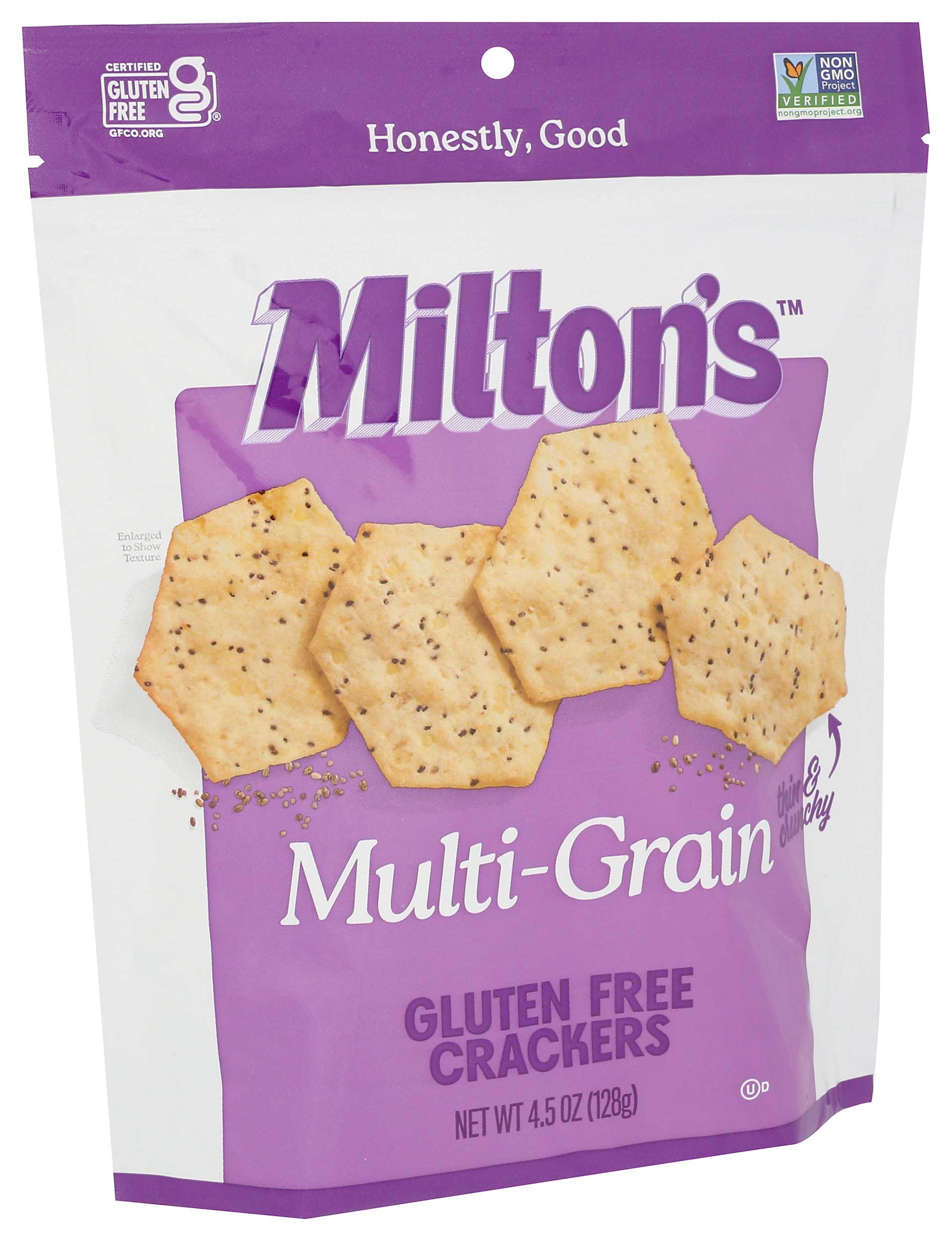 Miltons Multi Grain Cracker, 4.5 Ounce -- 6 per case.