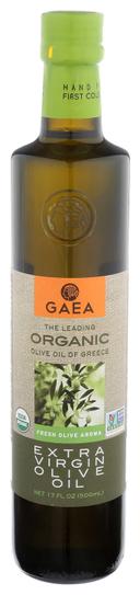 Gaea Organic Extra Virgin Olive Oil, 17 Ounce -- 6 per case.