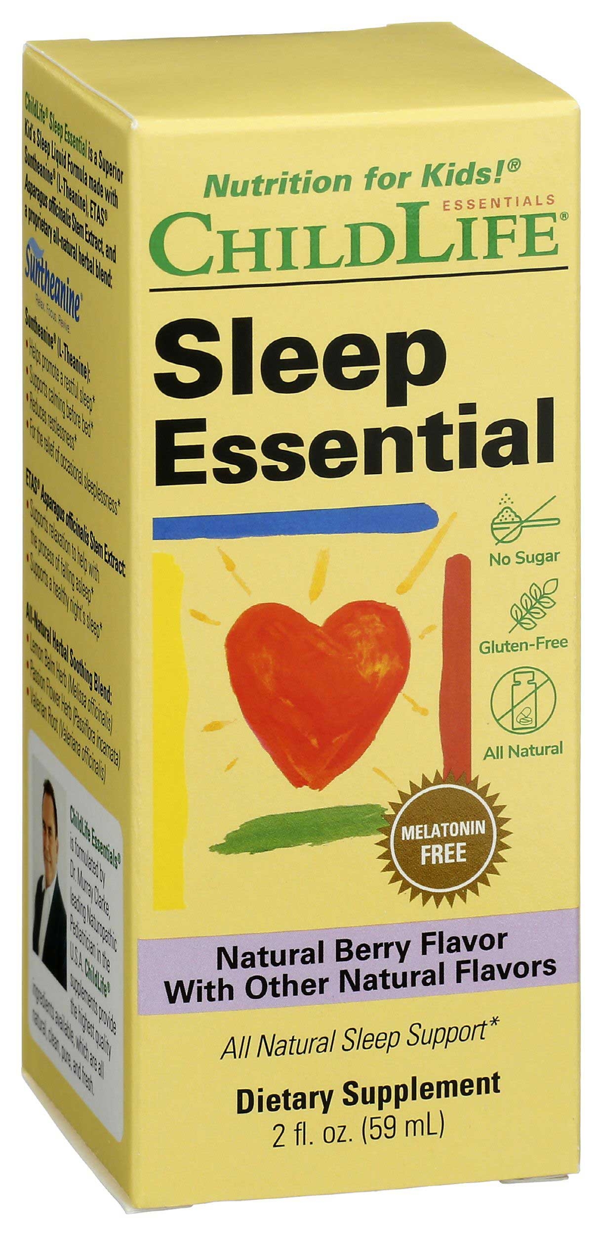 Child Life Essentials Natural Berry Flavor Sleep Essential, 2 Fluid Ounce