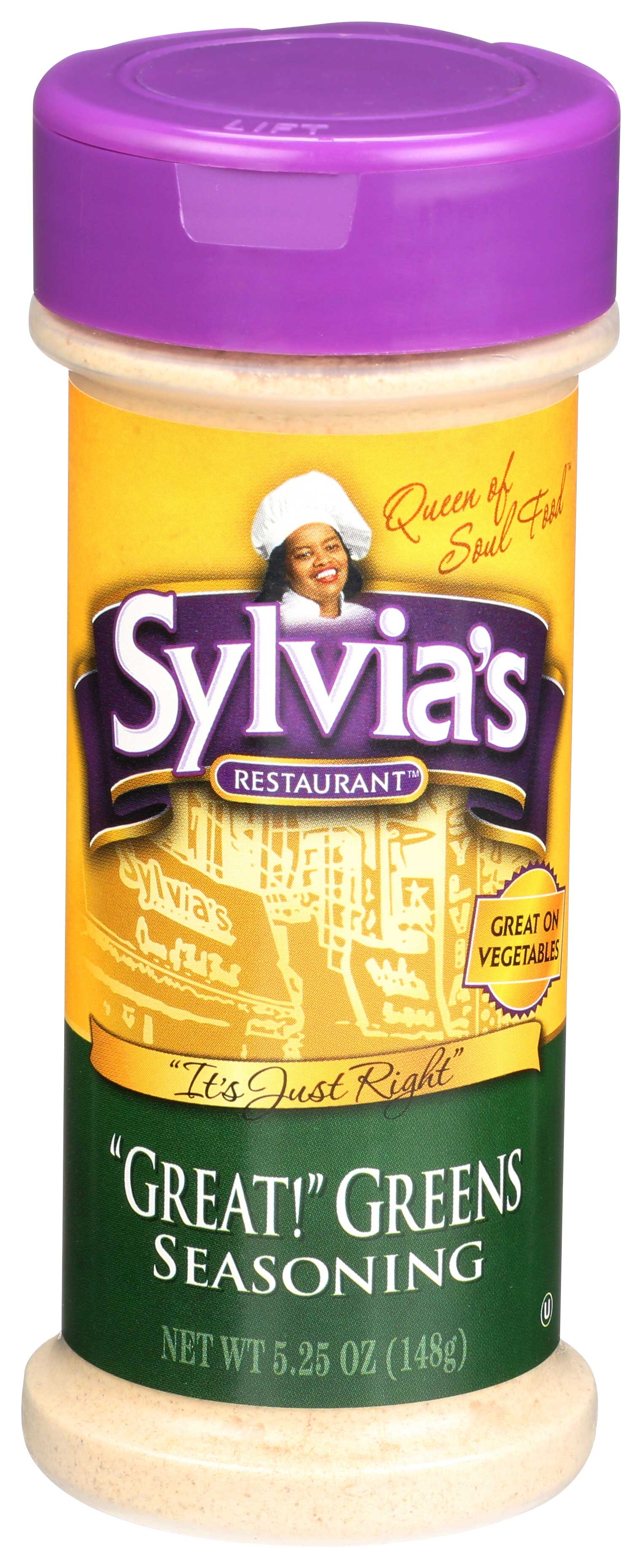 Sylvias Great Greens Rub Seasoning, 5.25 Ounce -- 12 per case