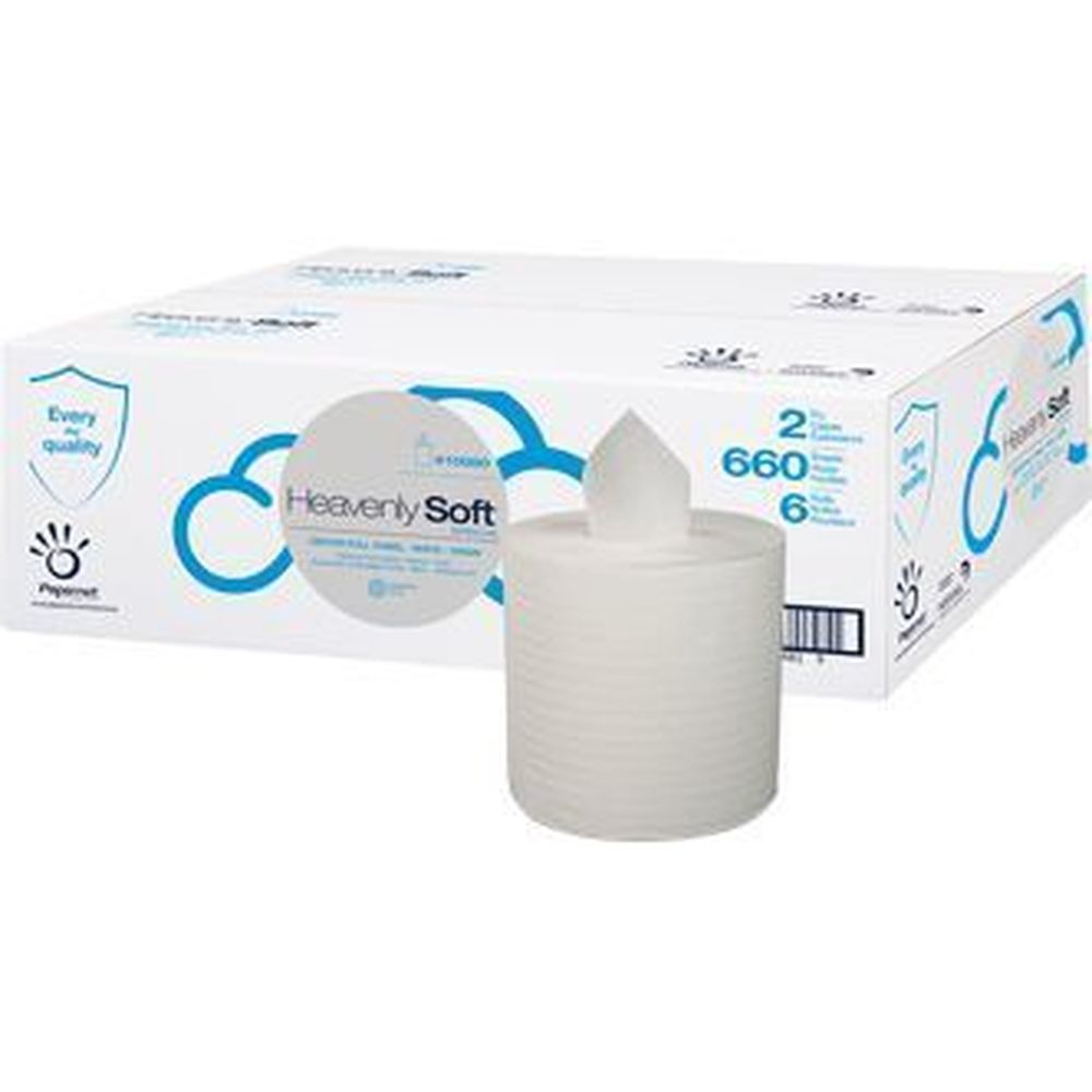Sofidel Cellysoft White 2 Ply Centerpull Towel, 550 count -- 6 per case.