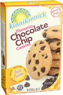 Kinnikinnick Foods Chocolate Chip Cookies, 8 Ounce -- 6 per case.