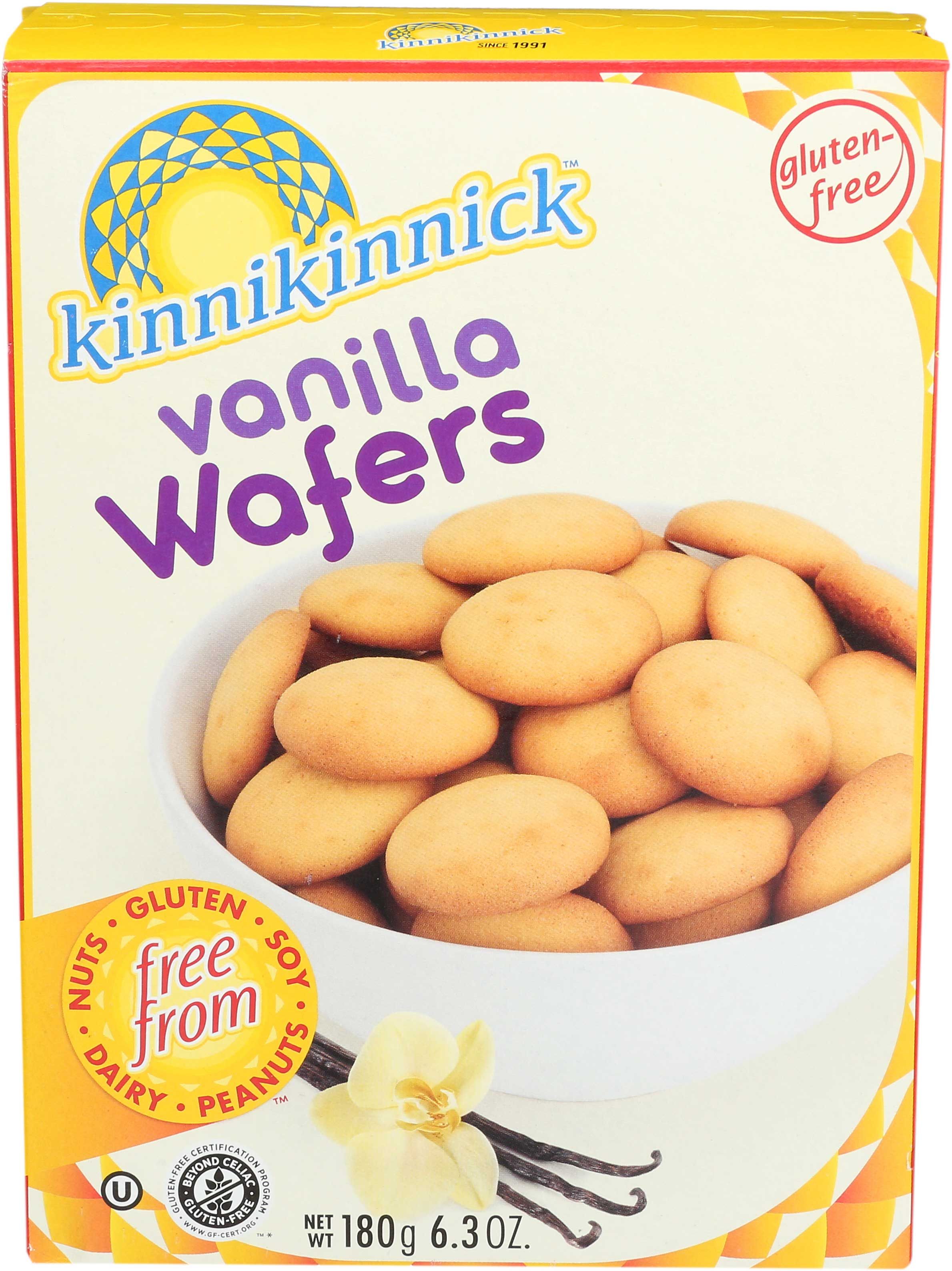 Kinnikinnick Vanilla Wafer Cookie, 6.3 Ounce -- 6 Per Case