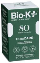 Bio-K Plus Extra Care 80 Billion Bacteria Probiotic Capsules, 30 count -- 4 per case