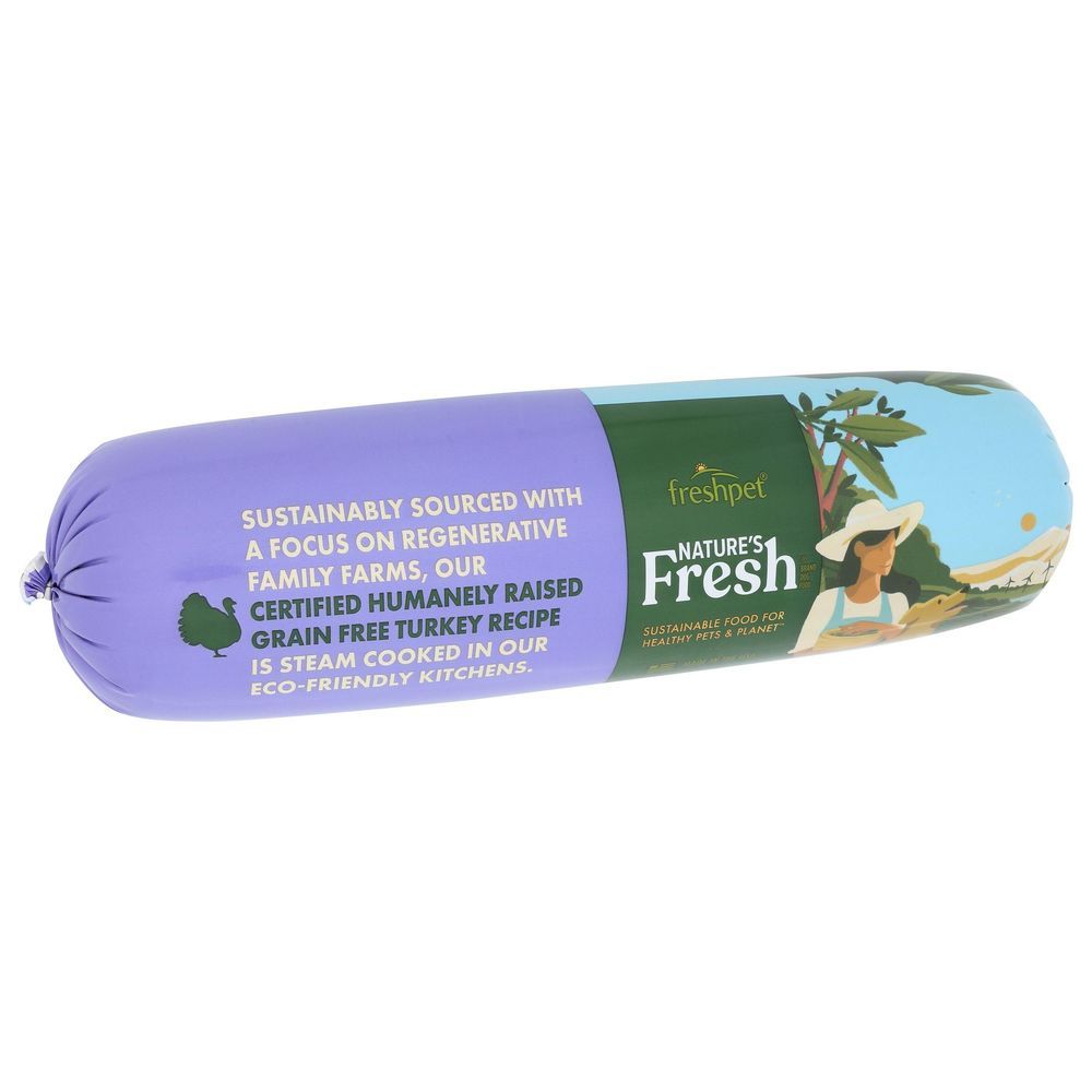 Natures Fresh Grain Free Turkey Recipe With Spinach Cranberries And Blueberries Dog Food, 5 Pound -- 4 Per Case