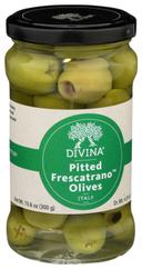 Divina Pitted Frescatrano Olives, 4.9 Ounce -- 6 per case