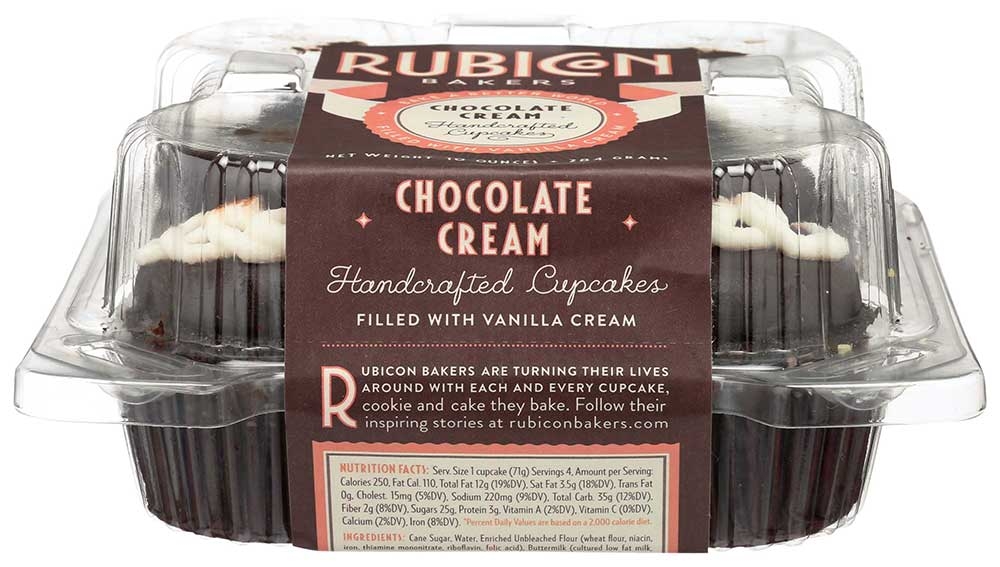 Rubicon Chocolate Cream Cupcake, 10 Ounce -- 12 per case