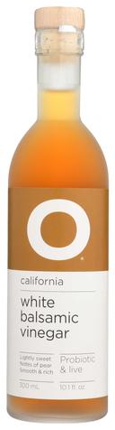 O Olive Oil California White Balsamic Vinegar, 10.1 Fluid Ounce -- 6 per case