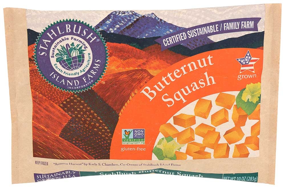 Stahlbush Island Farms Diced Butternut Squash, 10 Ounce -- 12 per case.