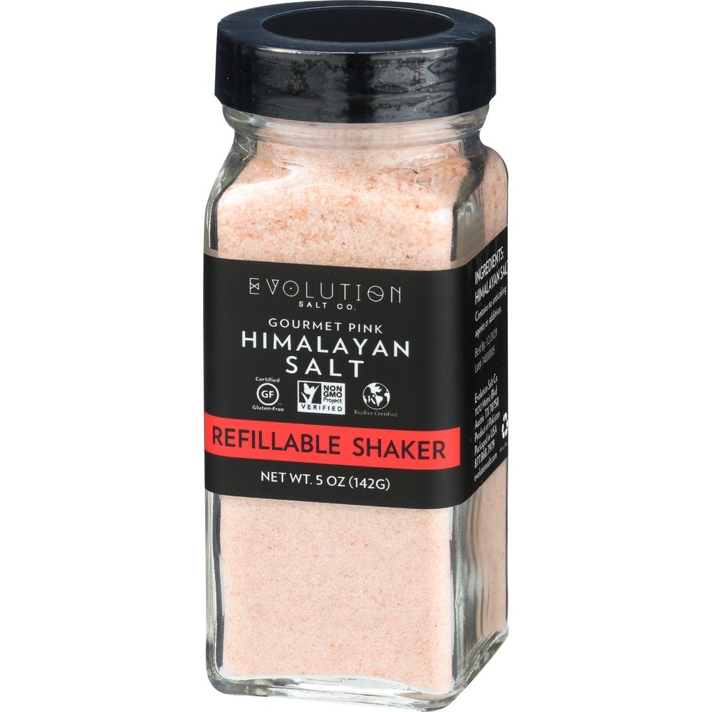 Evolution Salt Gourmet Himalayan Salt Shaker, 5 Ounce.