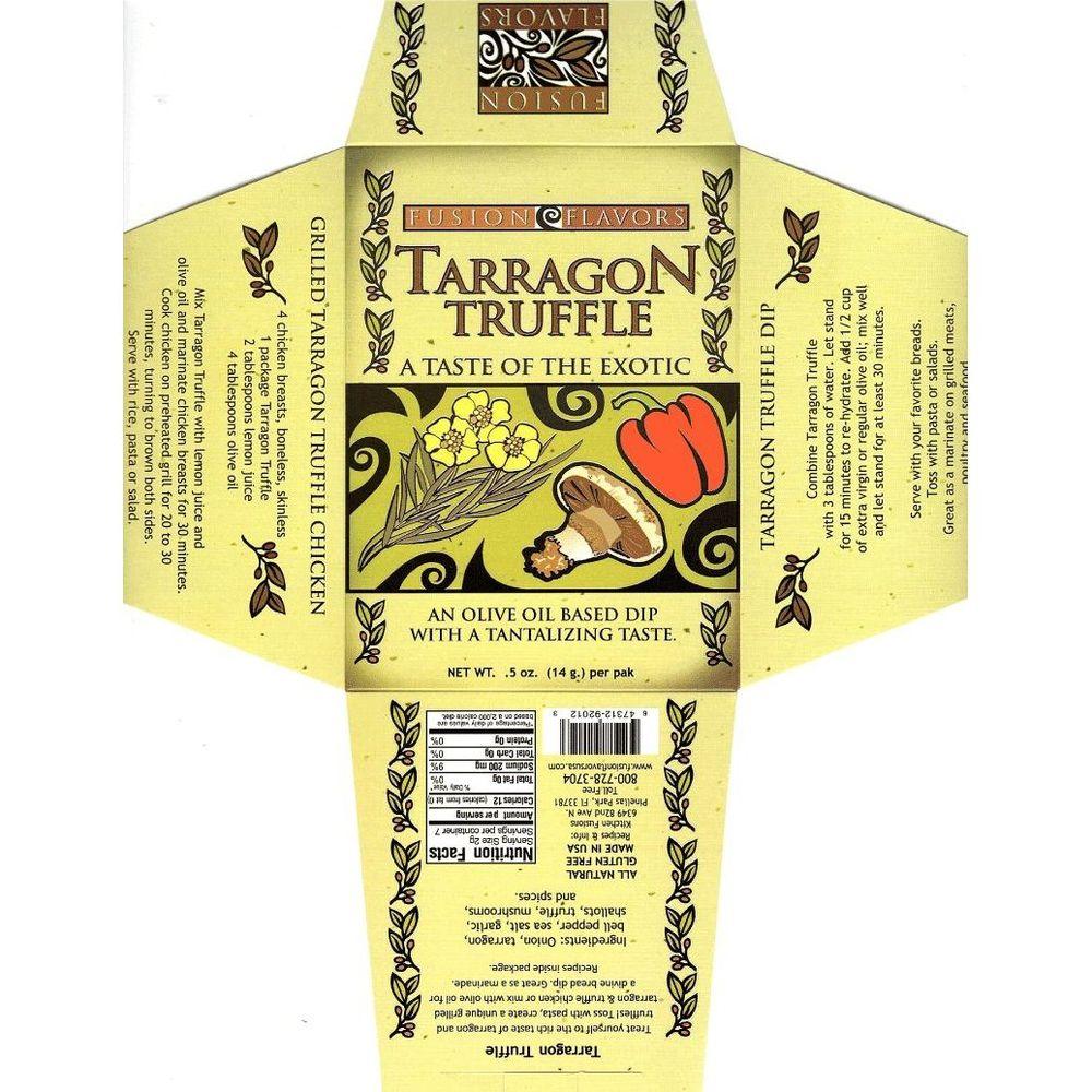 Fusion Flavors Tarragon Truffle, Ounce -- 12 per case