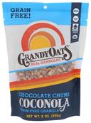 Grandy Oats Chocolate Chunk Coconola, 9 Ounce -- 6 per case