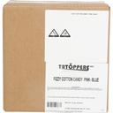 TR Toppers Pink and Blue Fizzy Cotton Candy, 10 Pound Box.
