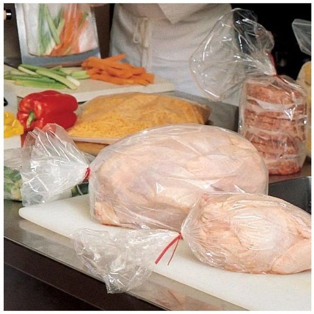 Elkay Plastics TUF-R Clear 0.75 Mil Standard Linear LDPE Gusset Bag, 4 x 2 x 8 inch -- 1000 per case.
