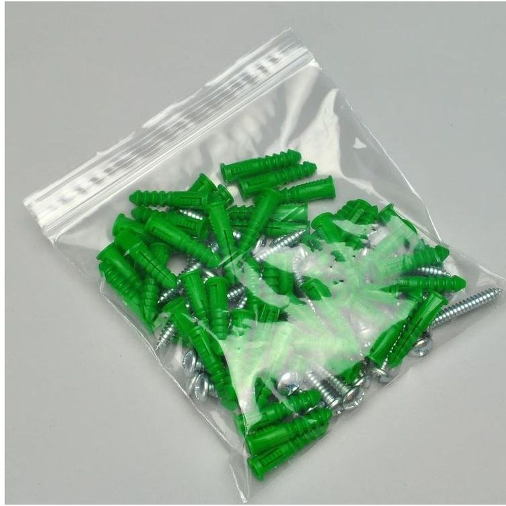 Elkay Plastics Clear Value Plus Single Track Seal Top Bag, 7 x 8 inch -- 1000 per case.