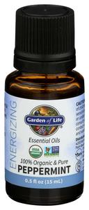 Garden of Life Organic Peppermint Essential Oil, 0.5 Fluid Ounce