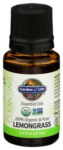 Garden of Life Organic Lemongrass Cleaning Essential Oil, 0.5 Fluid Ounce