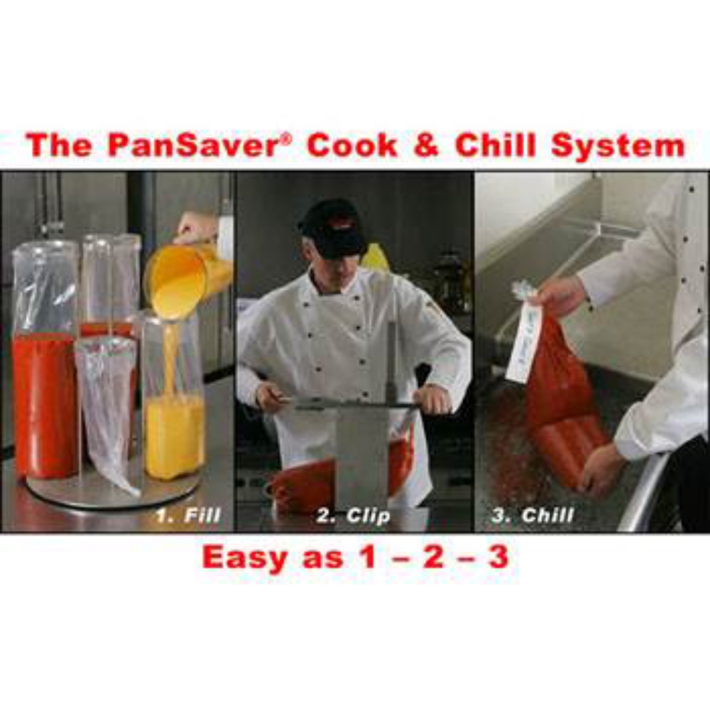 Pansaver Pre-Clipped Nylon Casing, 10 x 30 inch -- 400 per case.