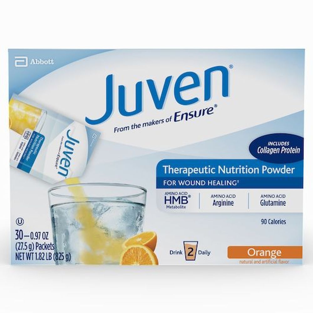 Juven Orange Therapeutic Nutrition Powder, 0.97 Ounce -- 30 per case