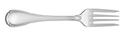 World Tableware Inc International Collection Baroque Stainless Stee Salad Fork -- 12 per case.