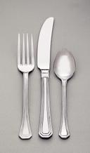 World Tableware High Society 18/0 Stainless Steel Dinner Fork, 8.25 inch -- 36 per case.