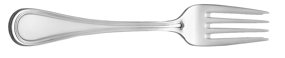World Tableware International 18/8 Collection Geneva Stainless Steel Salad Fork -- 12 per case.