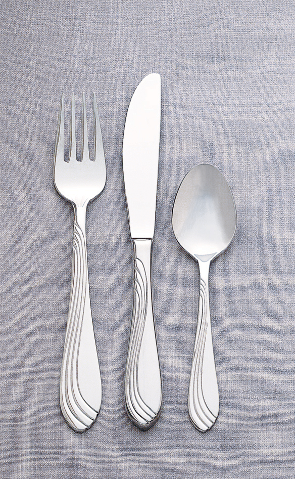 World Tableware Neptune Utility/Dessert Fork, 7.5 inch -- 36 per case.