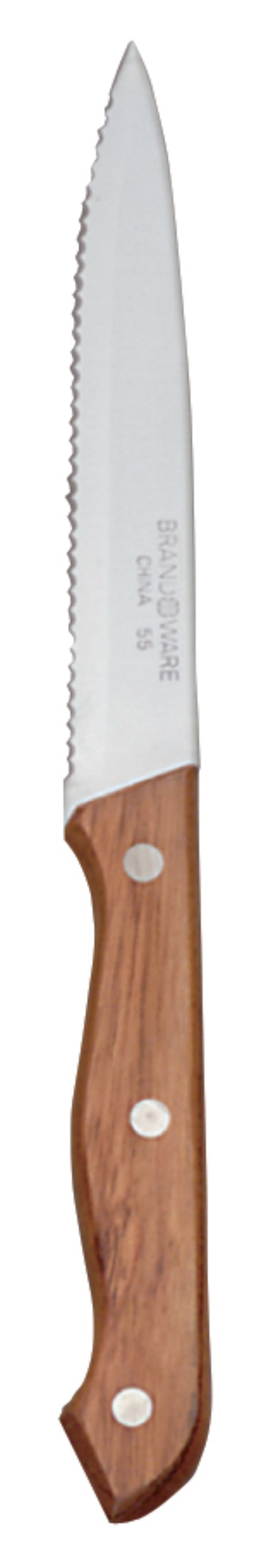 World Tableware Inc Pointed Tip Steak Knife With Wood Handle, 9.25 Inch -- 12 Per Case