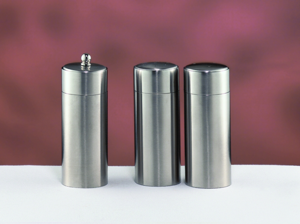 World Tableware Stainless Steel Pepper Shaker, 3 1/2 Ounce -- 6 per case.