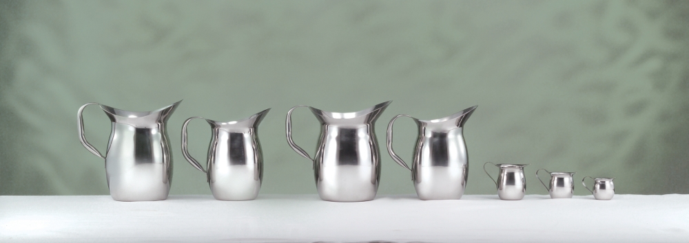 World Tableware Belle Collection 18/8 Stainless Steel Creamer, 5 Ounce.